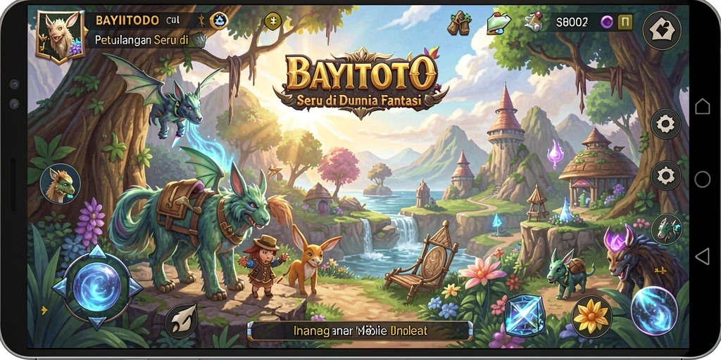 Screenshot utama BAYITOTO menampilkan aksi petualangan yang mendebarkan.