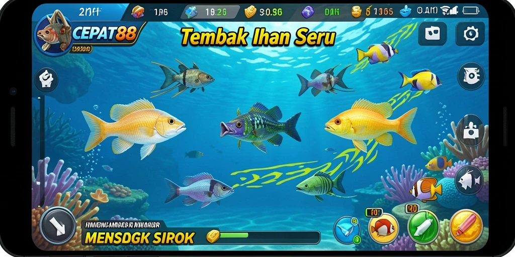 Screenshot gameplay Tembak Ikan yang menarik di CEPAT88.