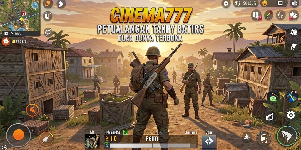 Tangkapan layar menunjukkan eksplorasi dunia terbuka yang menakjubkan.