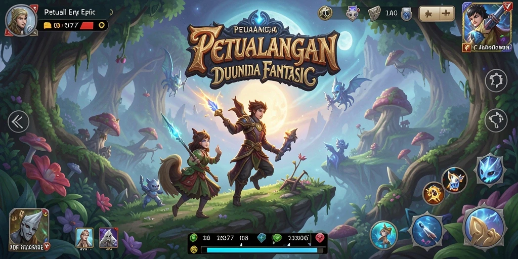 Gameplay COO77 yang seru dan menantang dalam dunia fantasi.