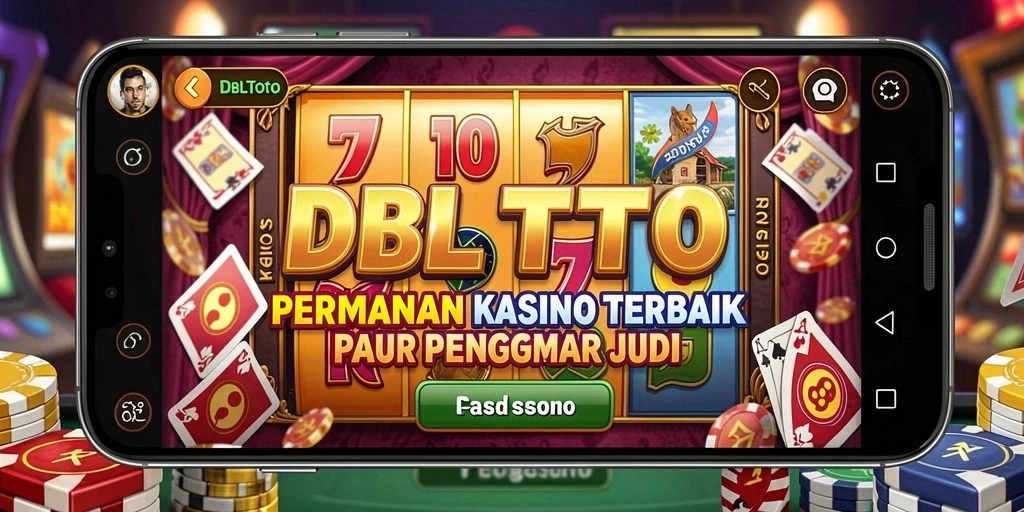 Tampilan gameplay menarik dari DBLTOTO yang menampilkan keseruan bermain Kasino.