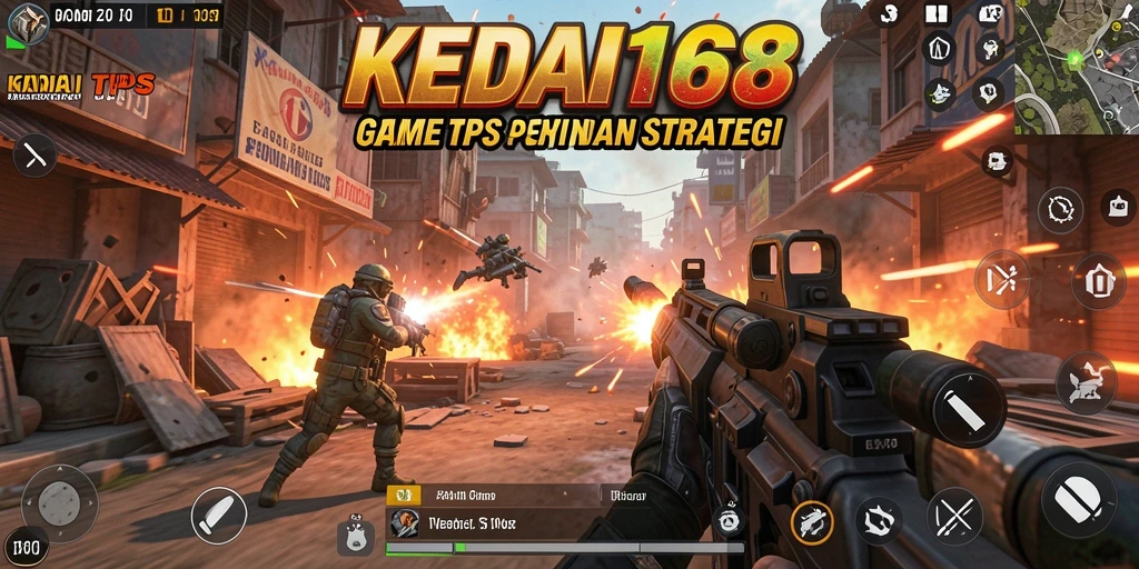 Tampilan gameplay seru dari KEDAI168 dengan aksi tembak-menembak yang intens.