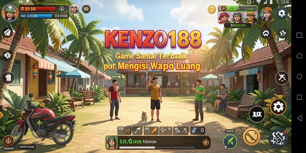 Tangkapan layar KENZO188 menampilkan gameplay yang seru dan menyenangkan.