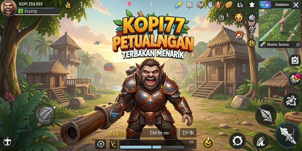 Tampilan gameplay KOPI77 yang menarik dengan petualangan Open World.