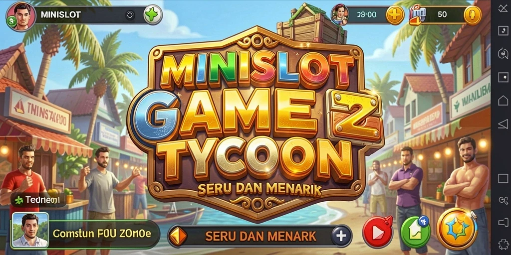 Screenshot utama MINISLOT menampilkan aksi gameplay Tycoon yang seru.