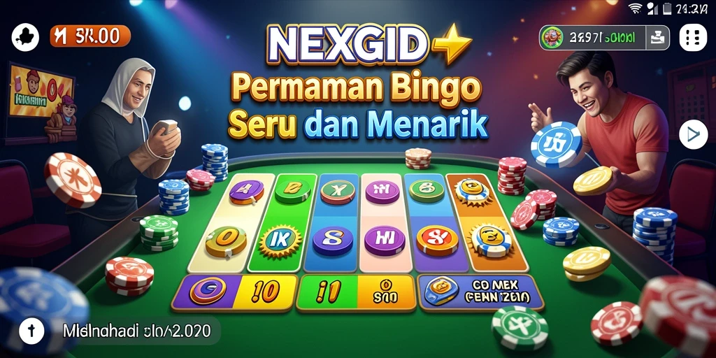 Tangkapan layar gameplay NEXGID menunjukkan keseruan bermain Bingo.