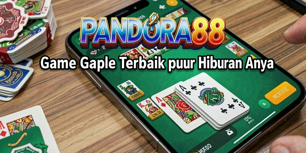 Tampilan menarik dari gameplay Gaple di PANDORA88.