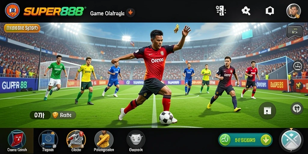 Tampilan gameplay SUPER88 yang penuh aksi dan kompetitif.